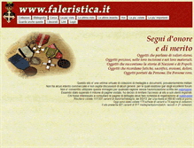 Tablet Screenshot of faleristica.it